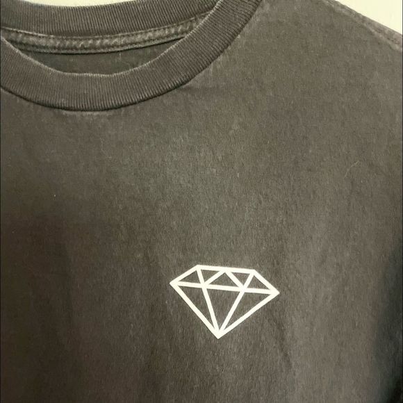 Diamond Supply Co.Black Long Sleeves graphic tee.Size M - Picture 5 of 10